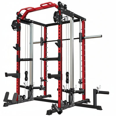 Roygym Smith Machine Home Gym with Dual Cable Crossover