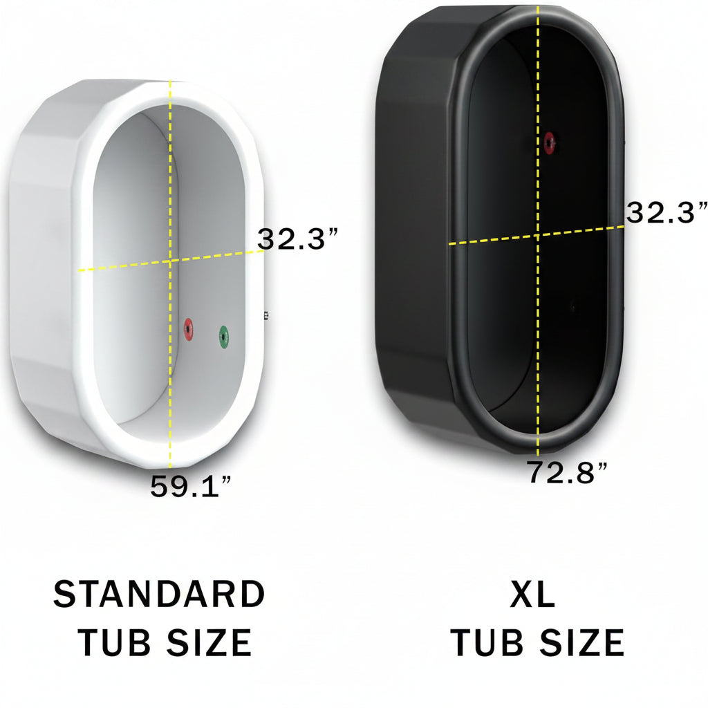 XL Inflatable Cold Plunge Tub – 150 Gallon, Chiller Compatible — product view 4