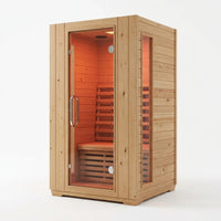 Full Spectrum Infrared Sauna with Red Light Therapy – Canadian Hemlock
