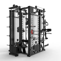 Bodyfit Relentless Trainer Smith Machine with Cable Systems — product view 3