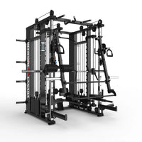 Bodyfit Relentless Trainer Smith Machine with Cable Systems — product view 4