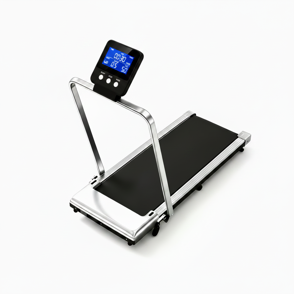 Walking Pad Treadmill with Handle Bar & Adjustable Incline – 3.8HP